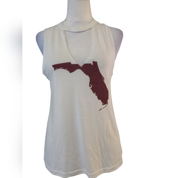Stewart Simmons Tops - Crop top Game Day | State To Stewart Simmons size S missing tag color white/Red